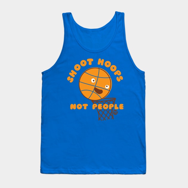 SHOOT HOOPS Tank Top by toddgoldmanart